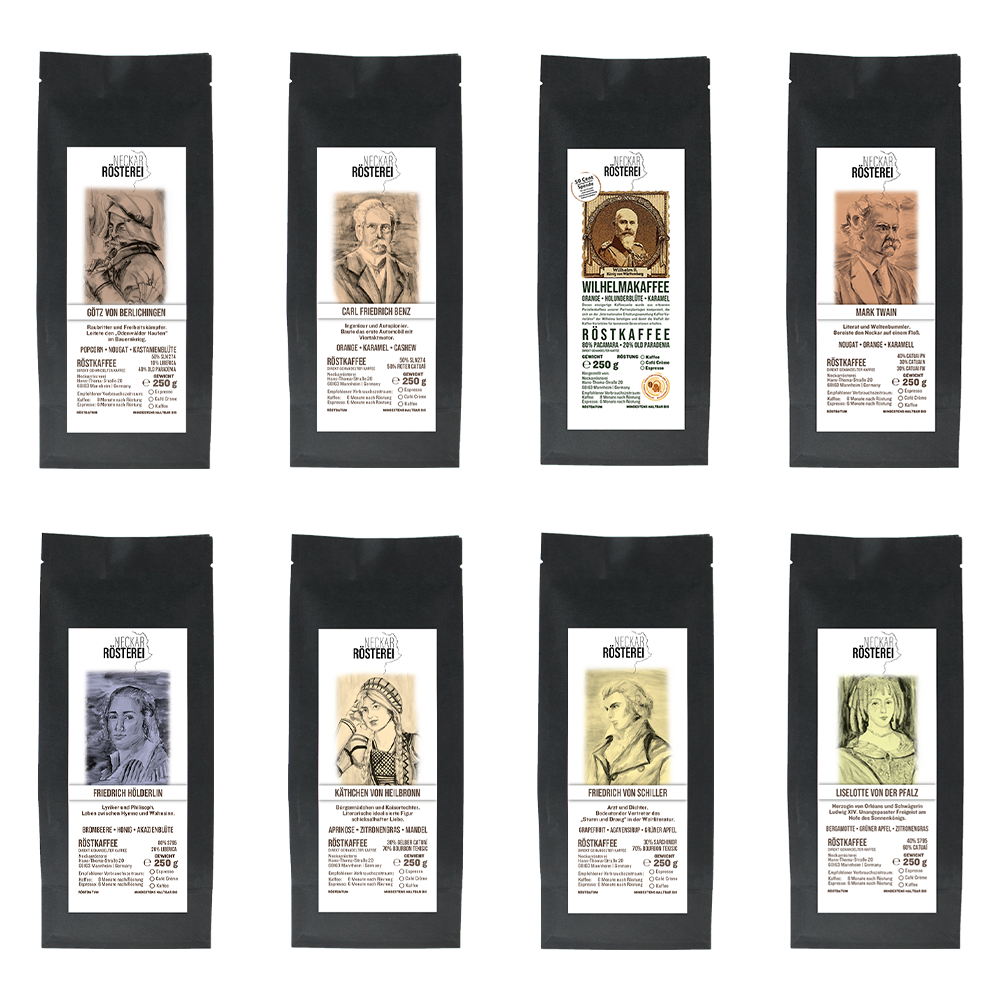 Röstkaffee Probierpaket von der Neckarrösterei.